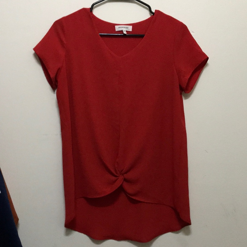 Chiffon hi low top